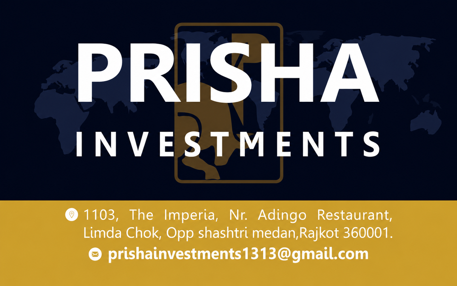 Prashant Pandya visiting card front side